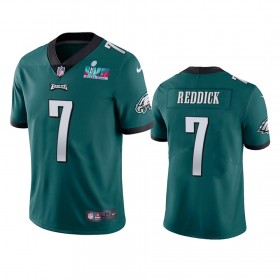 Camiseta Hombre NFL Philadelphia Eagles Haason Reddick 7 Verde Super Bowl LVII Vapor Limited